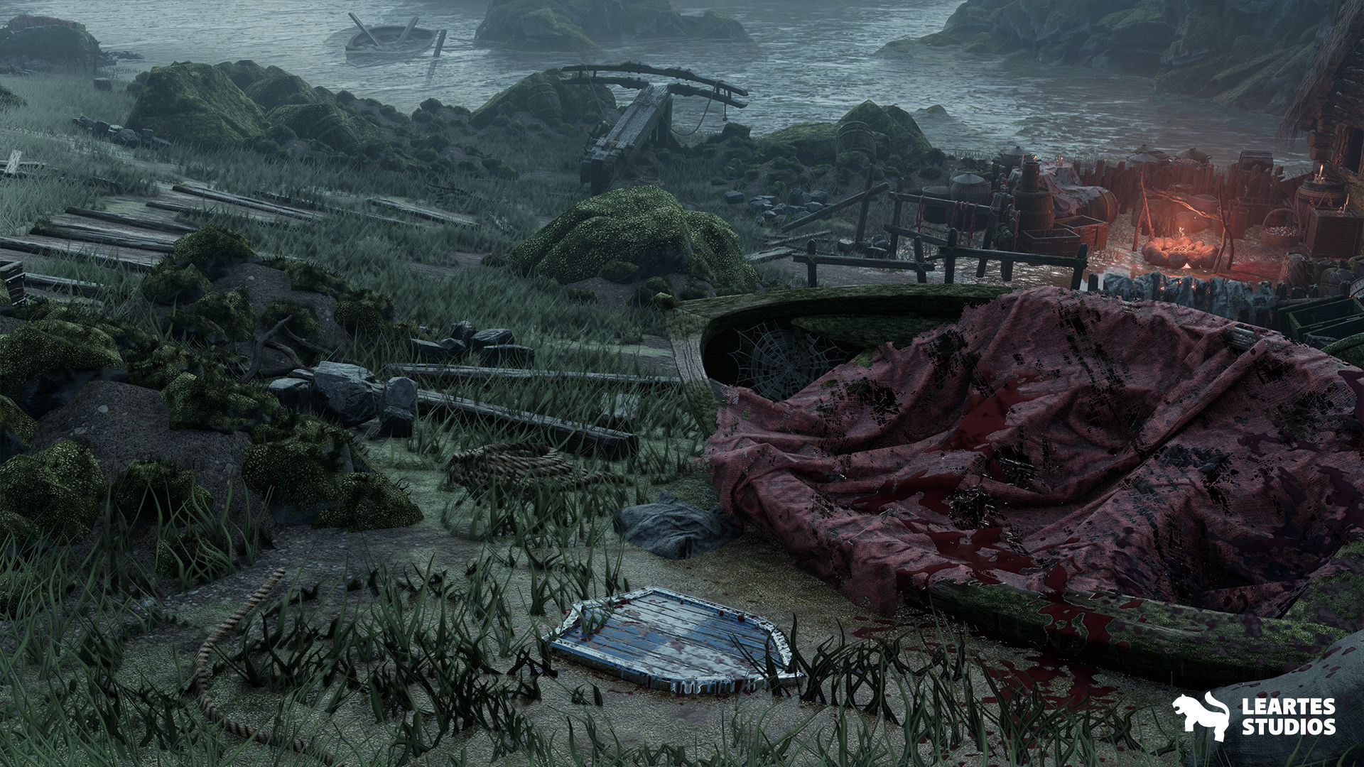 The Aftermath Medieval Environment Low-poly 3D model_7