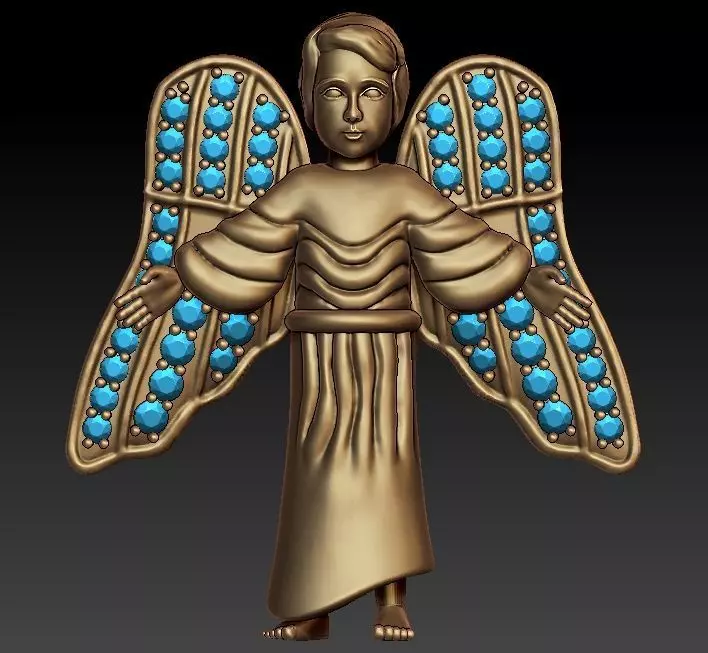 Angle Baby 3D print model_0