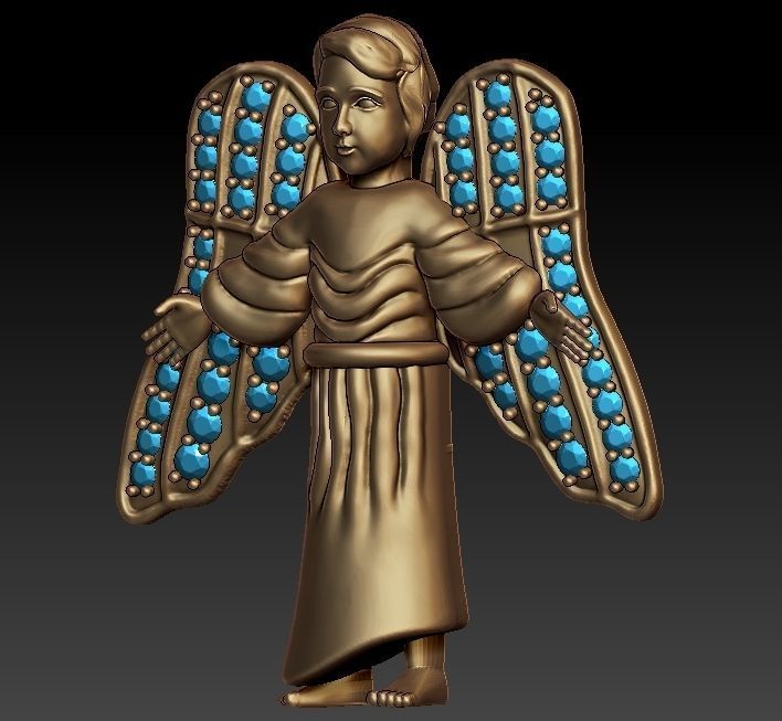 Angle Baby 3D print model_2