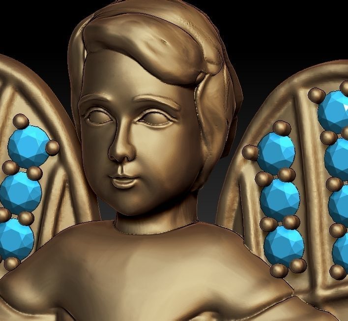 Angle Baby 3D print model_5