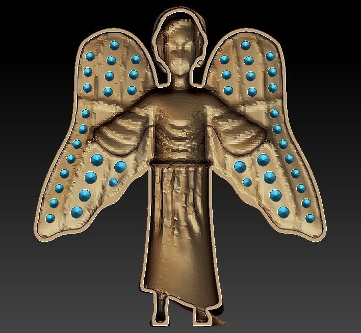 Angle Baby 3D print model_7