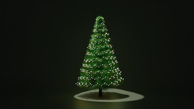 Christmas Tree  Low-poly 3D model
