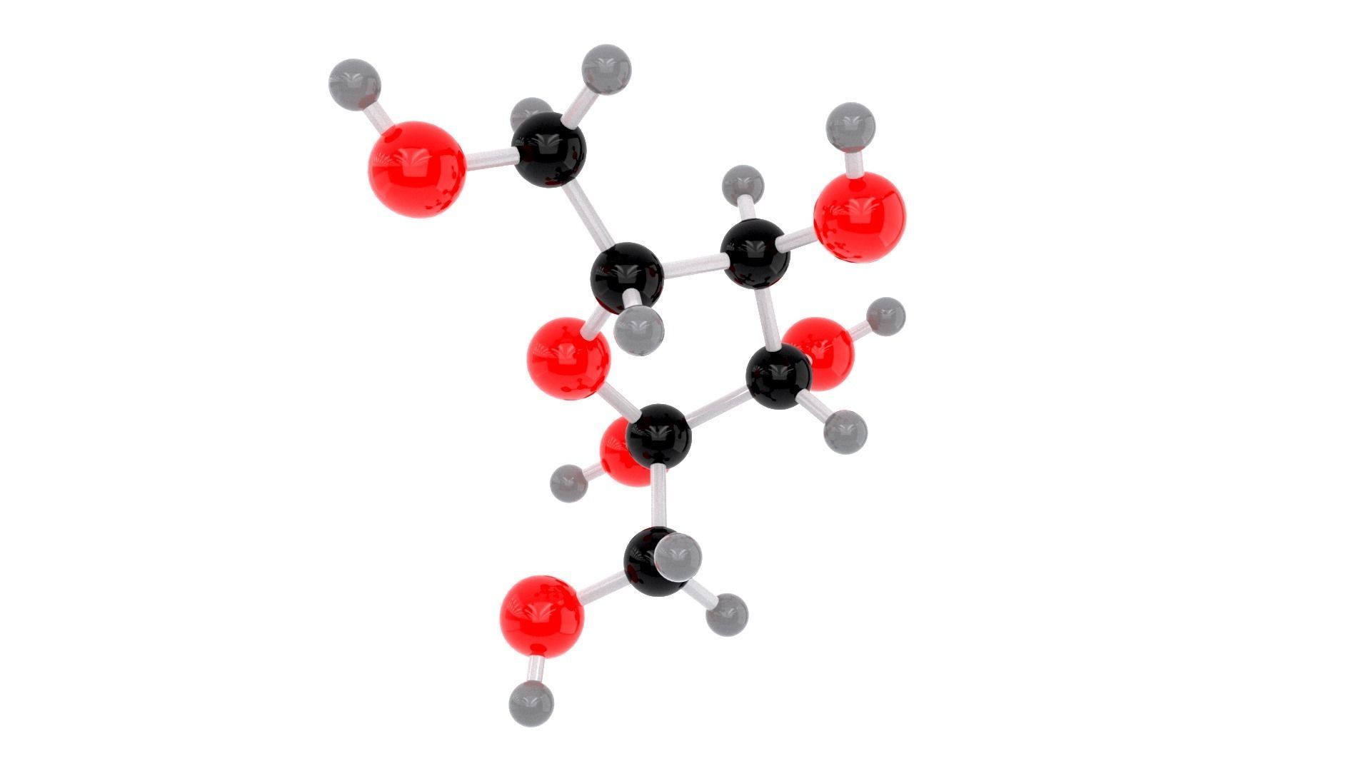 Fractose - Molecule 3D model_1