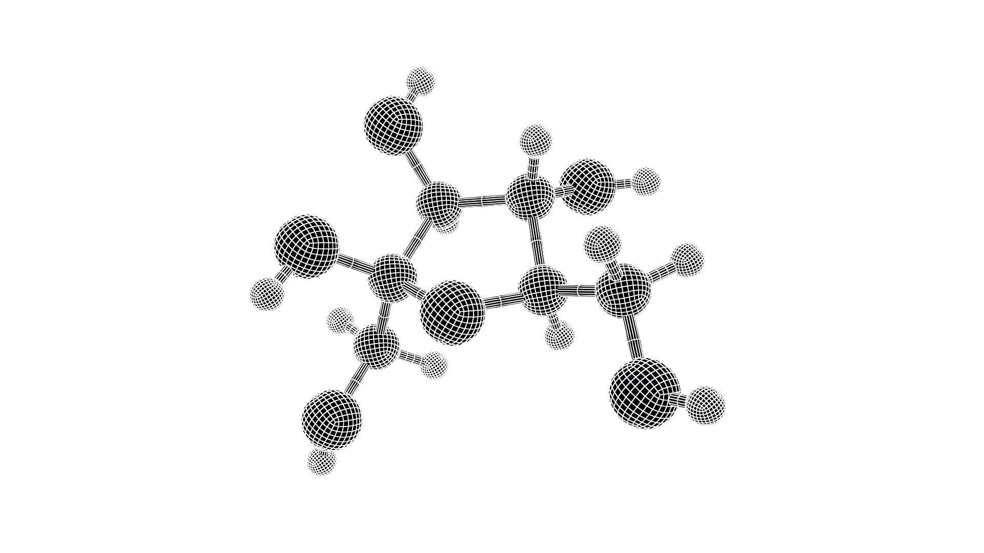 Fractose - Molecule 3D model_6