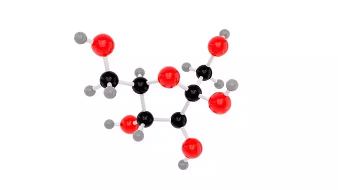 Fractose - Molecule 3D model