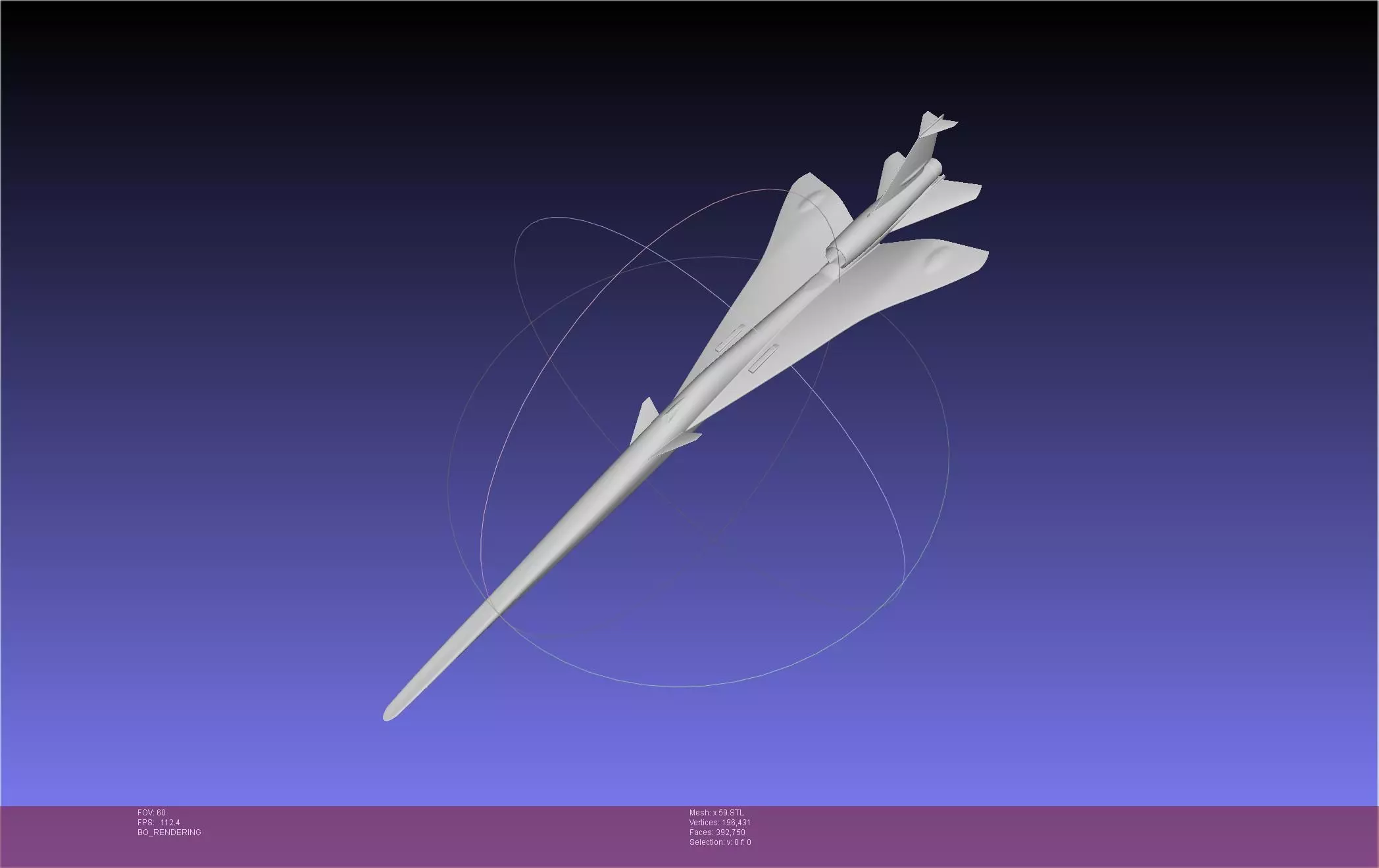 X-59 Quesst Model 3D print model