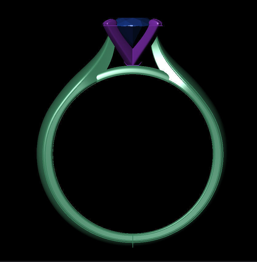 Oval 0-75-CT Quarter Round Profile Shank Width 3-60mm 3D print model_11