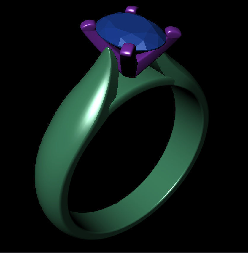 Oval 0-75-CT Quarter Round Profile Shank Width 3-60mm 3D print model_9