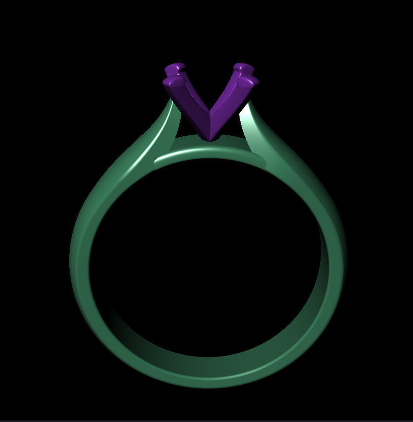 Oval 0-75-CT Quarter Round Profile Shank Width 3-60mm 3D print model_11