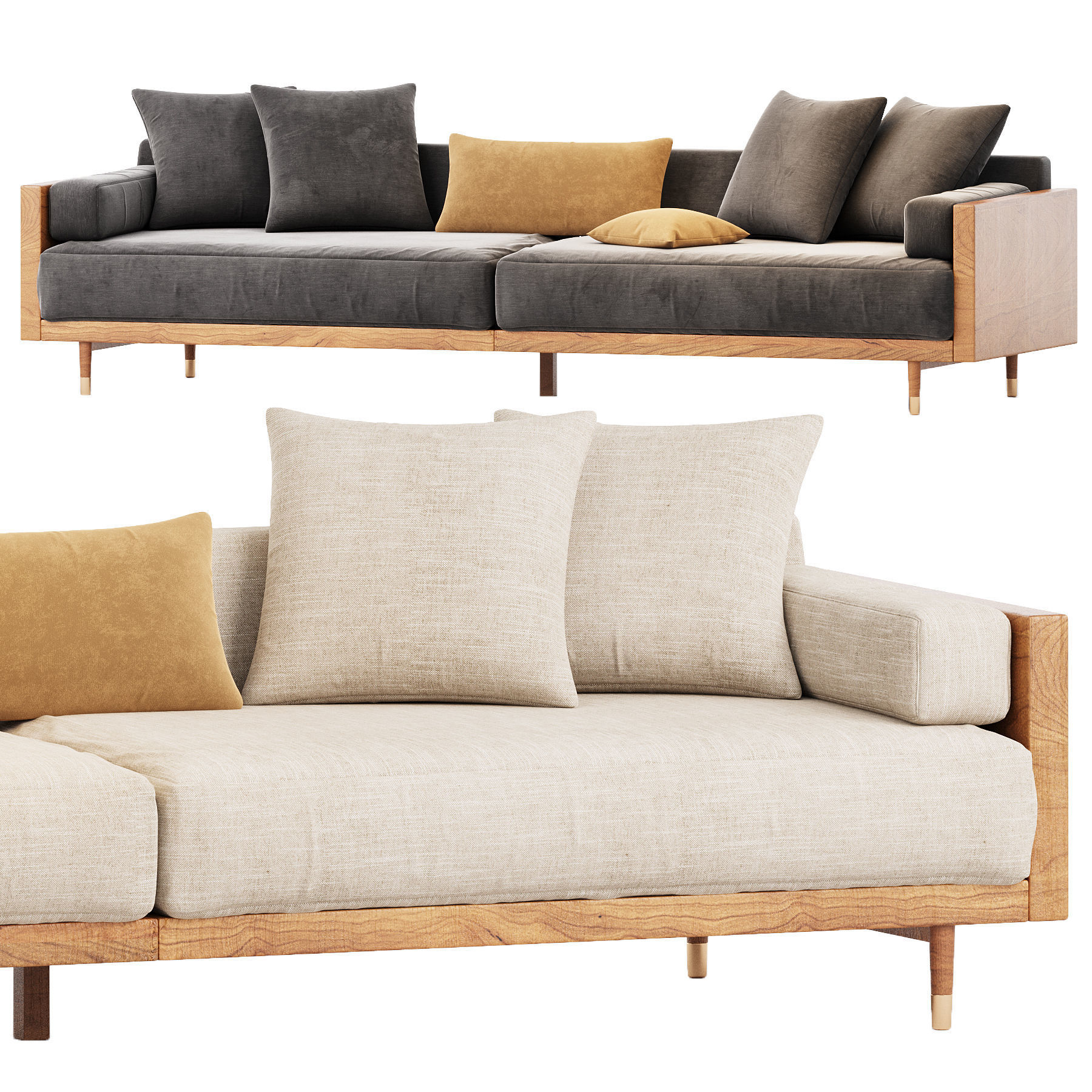 Sofas 3D model_2