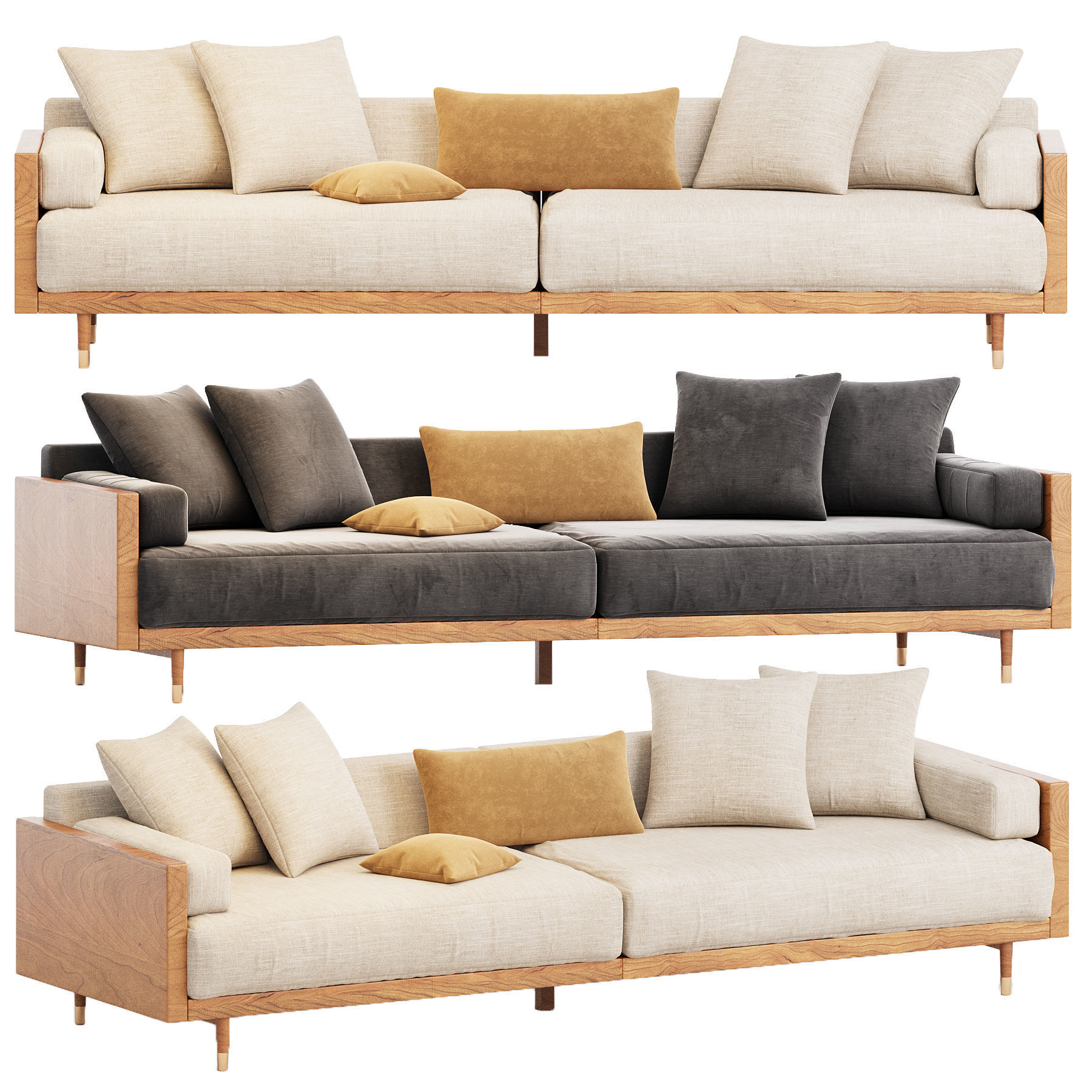 Sofas 3D model_1
