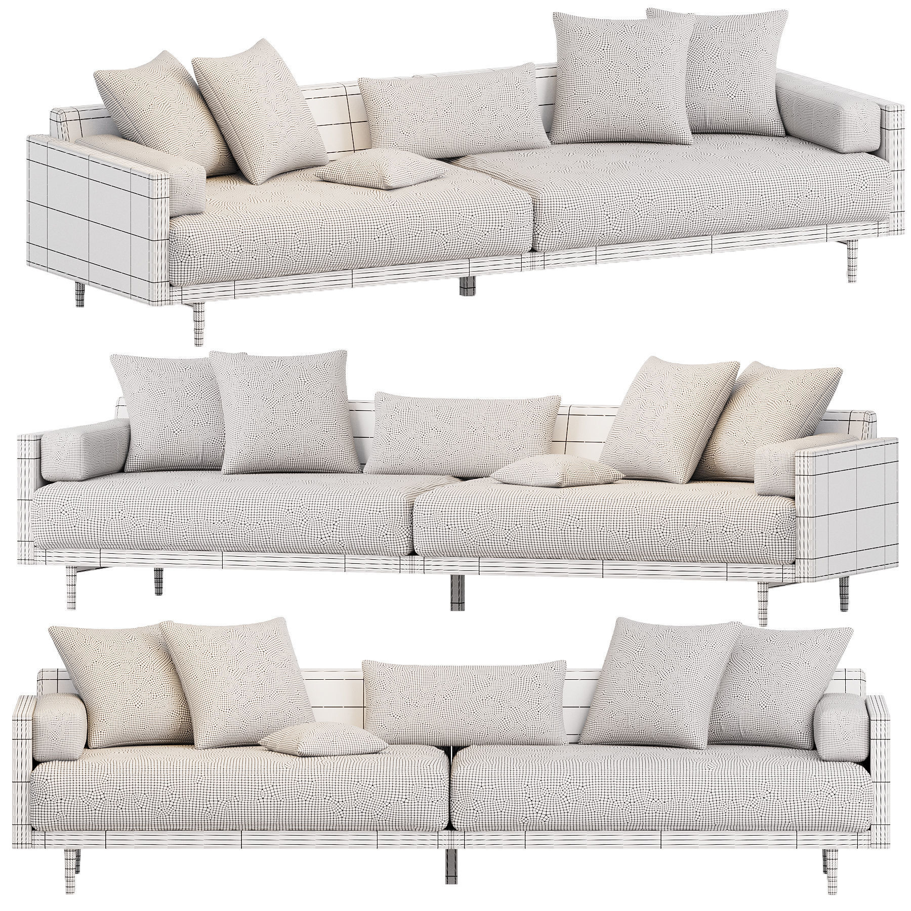 Sofas 3D model_3