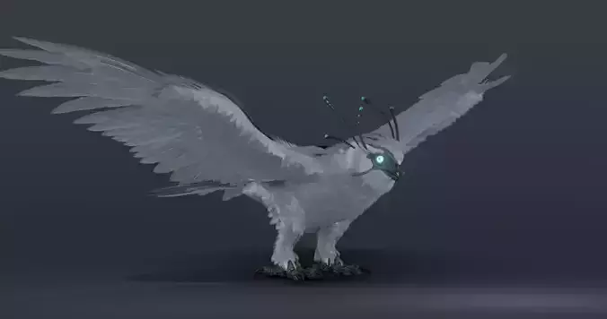 Mystic Owl - rigged
