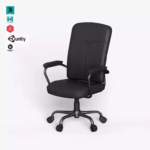 Chair Office Executive V2 Low-poly 3D model