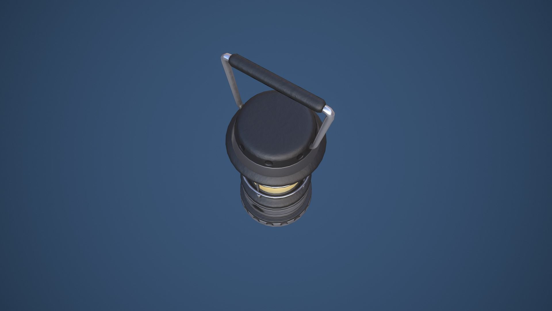 Stylized Camping LED Lantern Low-poly 3D model_5