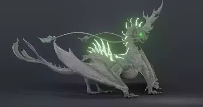 eOx Dragon - blender model