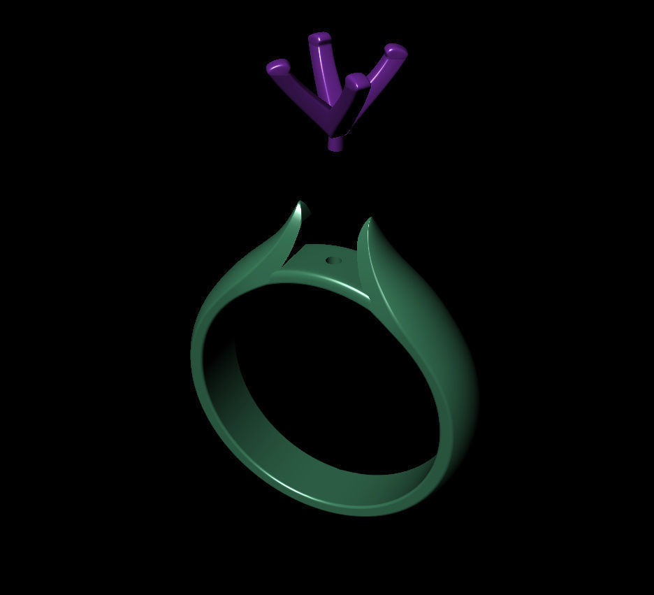 Oval 0-75-CT Quarter Round Profile Shank Width 4-00mm 3D print model_13