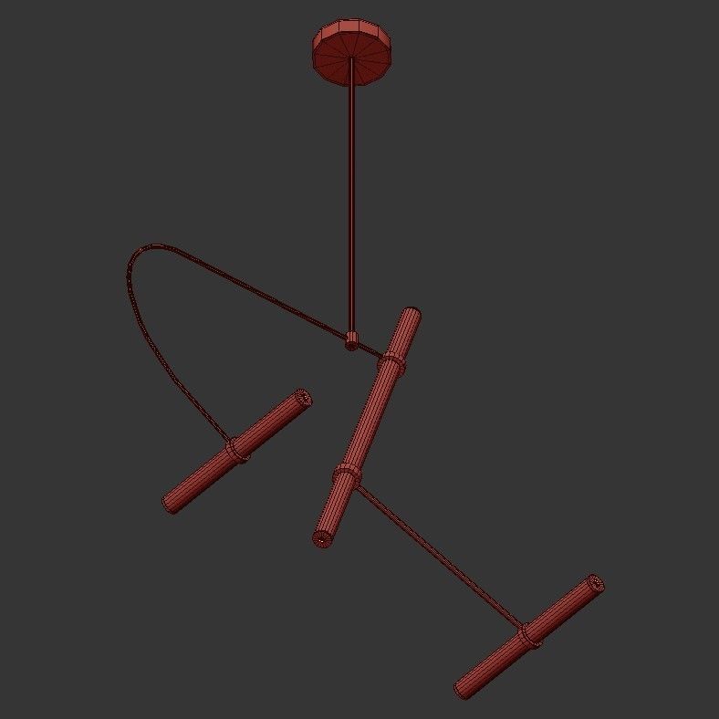 TUBE PENDANT  3D model_3