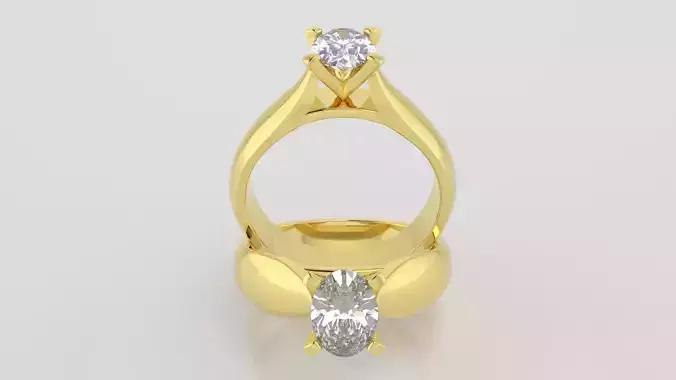 Oval 0-75-CT Quarter Round Profile Shank Width 4-00mm