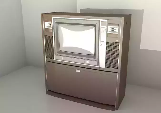 japanene old television 3D model