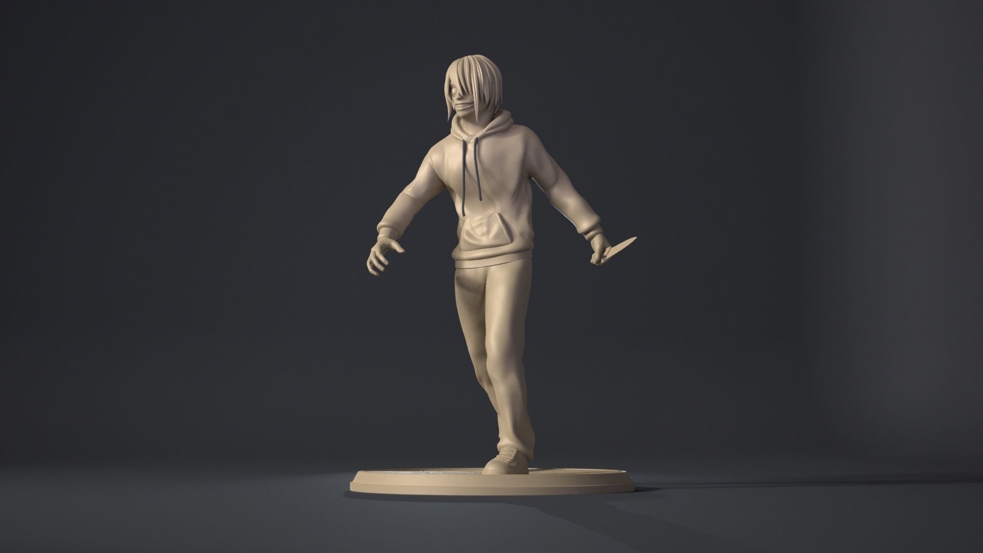 Jeff the killer 3D print model_2