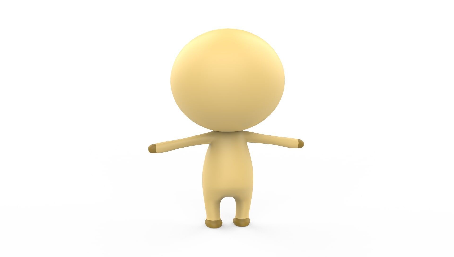 Stylized Character 001 Chicken Low-poly 3D model_7