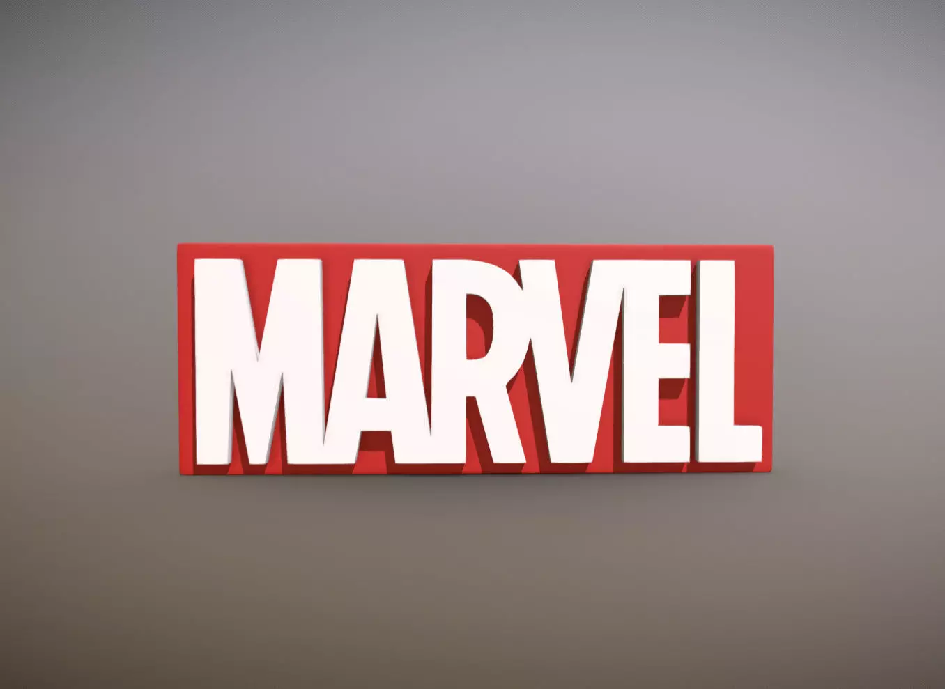 MARVEL LOGO 3D print model