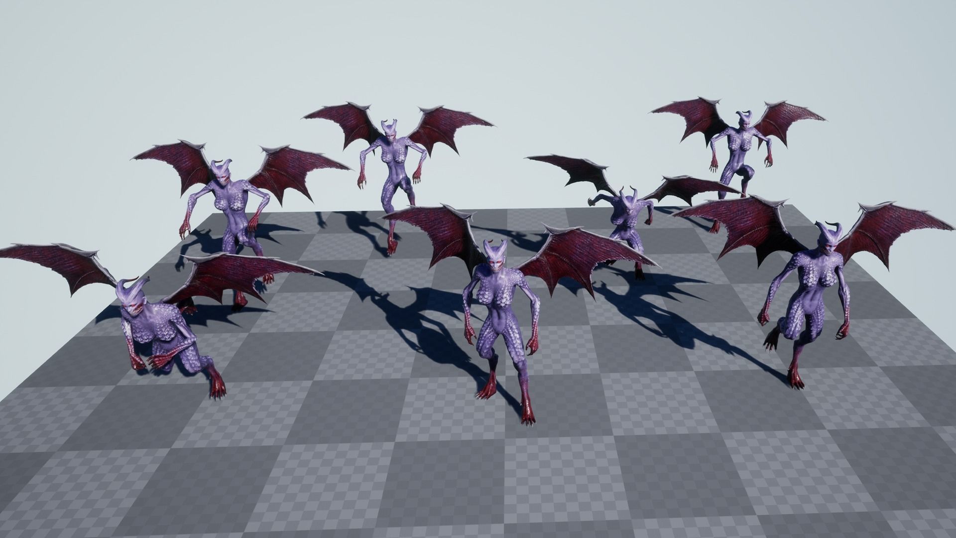 Dragon Devil Low-poly 3D model_2