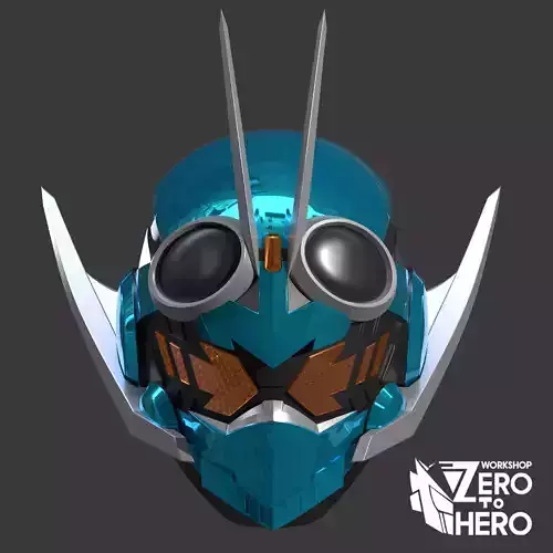 Kamen Rider Gotchard -  Steamhopper Form Helmet 3D print model