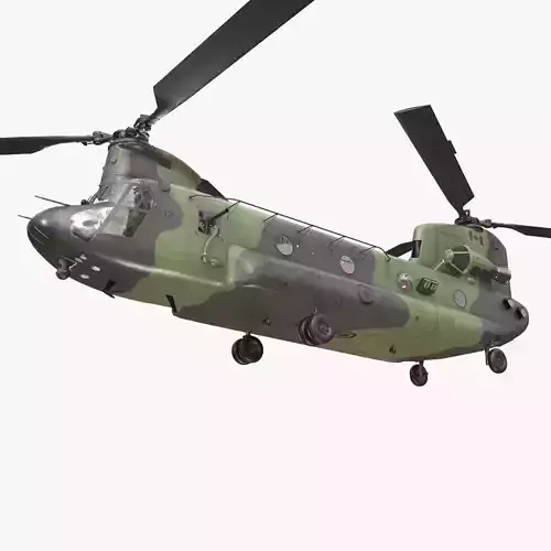  CH-47 Chinook RCAF Basic Animation