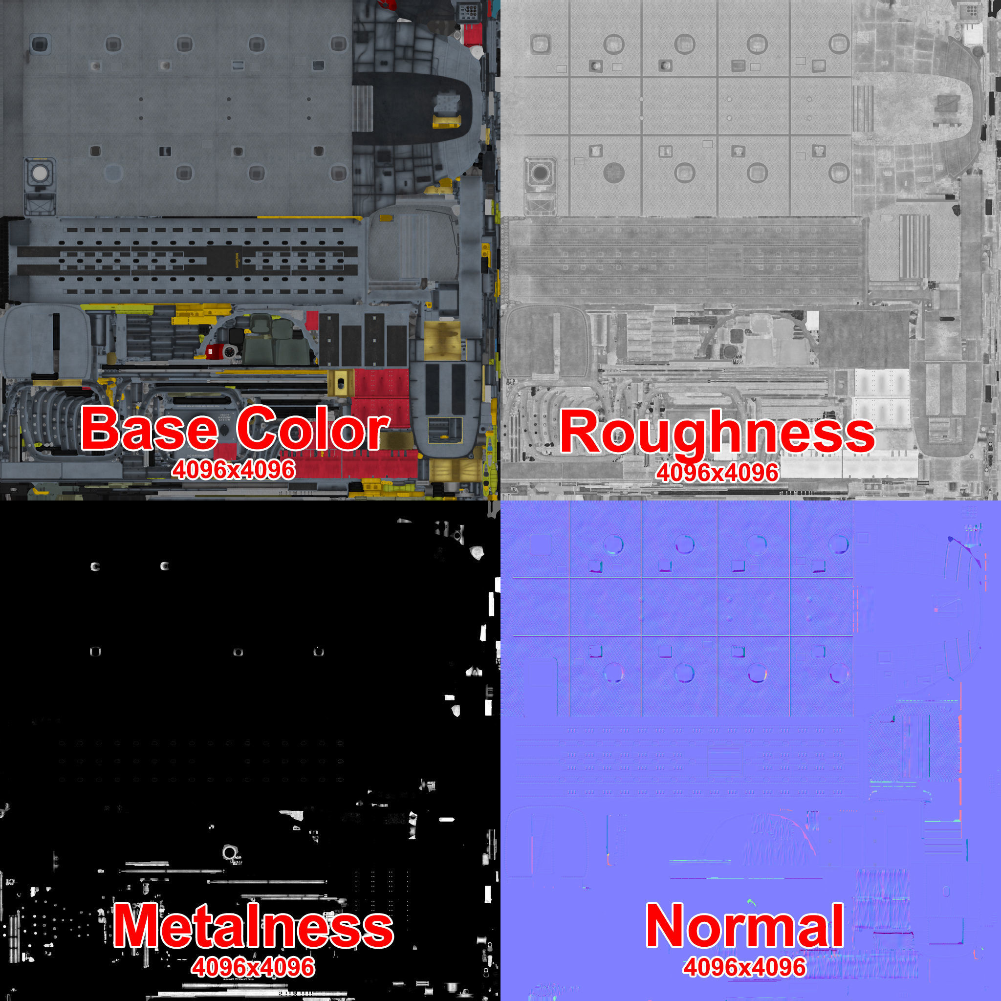 CH-47 Chinook RCAF Static Low-poly 3D model_43