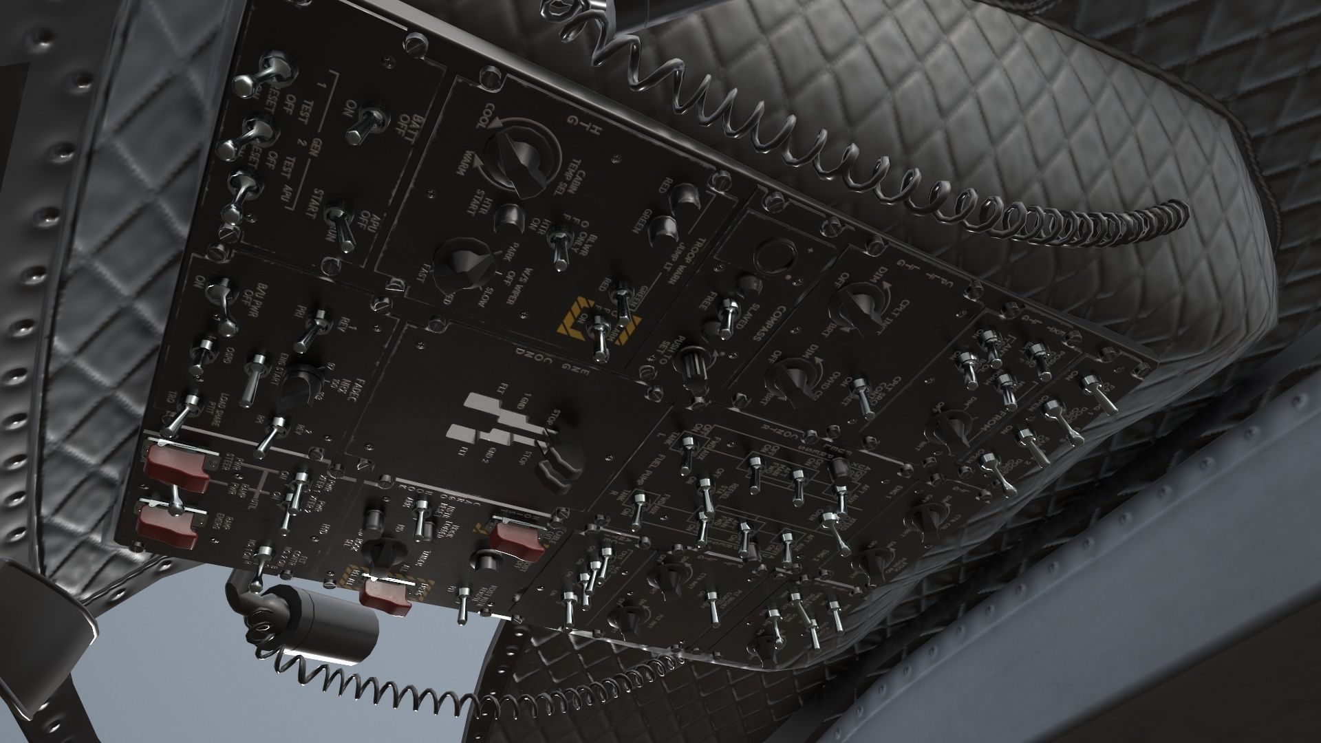 CH-47 Chinook RCAF Static Low-poly 3D model_24