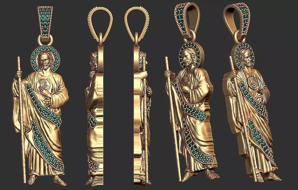 Saint Judas Model 3D print model_0