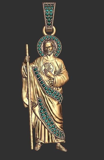 Saint Judas Model 3D print model_1