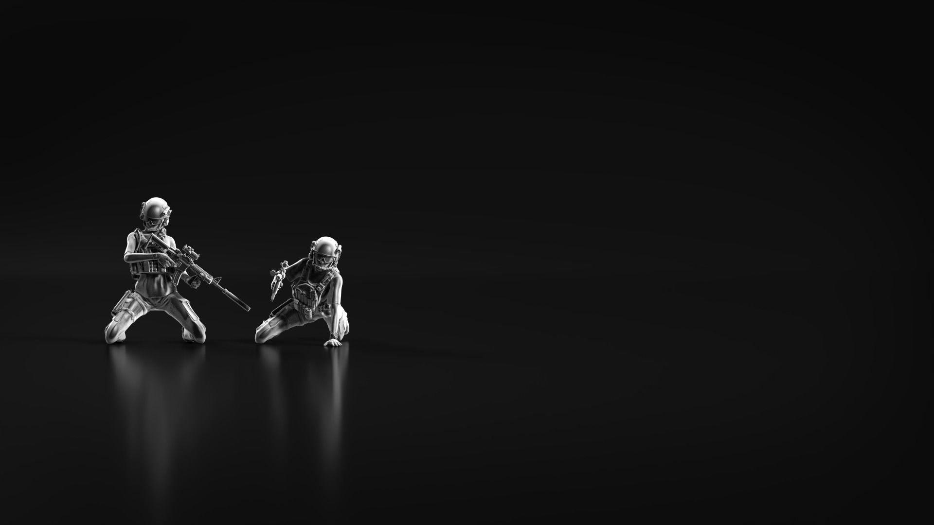 US Soldier Set 04 3D print model_9