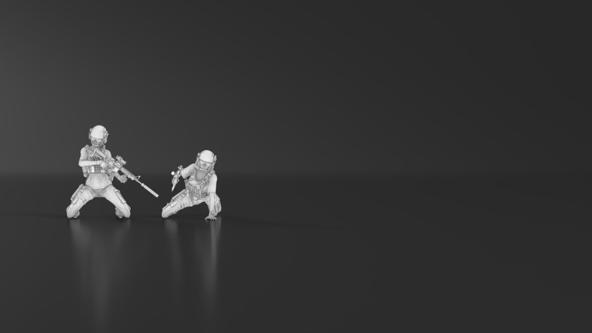 US Soldier Set 04 3D print model_17