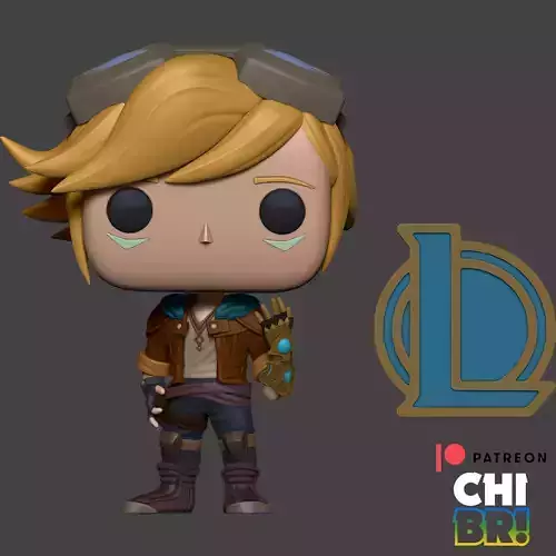 EZREAL - LEAGUE OF LEGENDS - FUNKO 3D print model