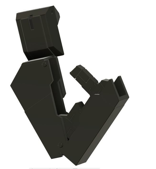 Cherudim Gumdam SAGA type gbf Conversion kit 1-100 3D print model_20