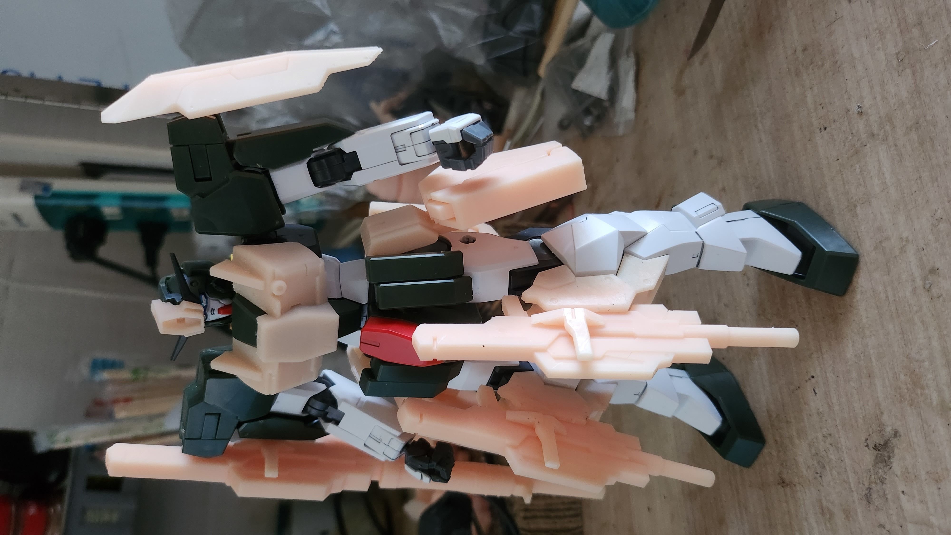 Cherudim Gumdam SAGA type gbf Conversion kit 1-100 3D print model_7