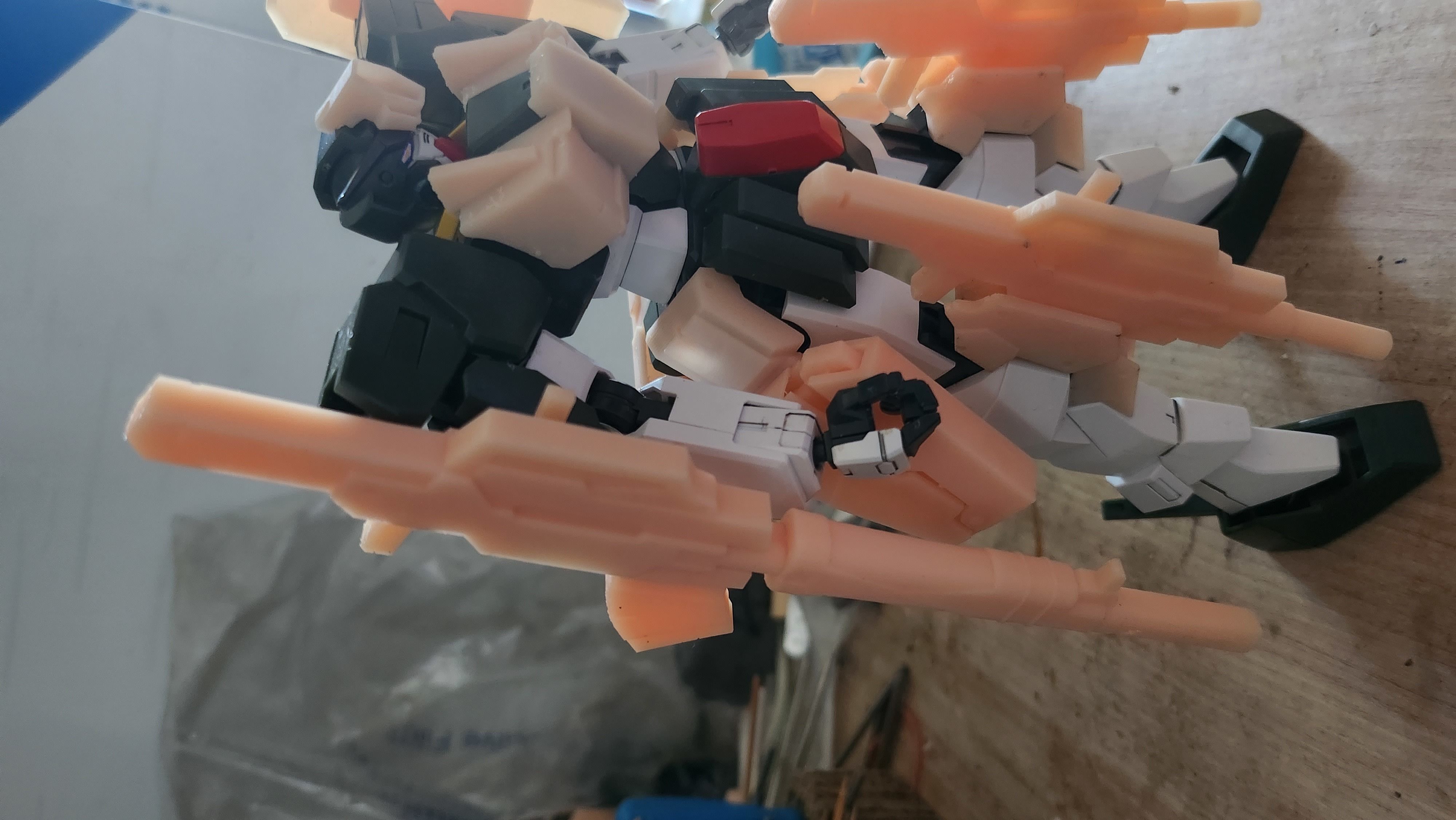 Cherudim Gumdam SAGA type gbf Conversion kit 1-100 3D print model_5