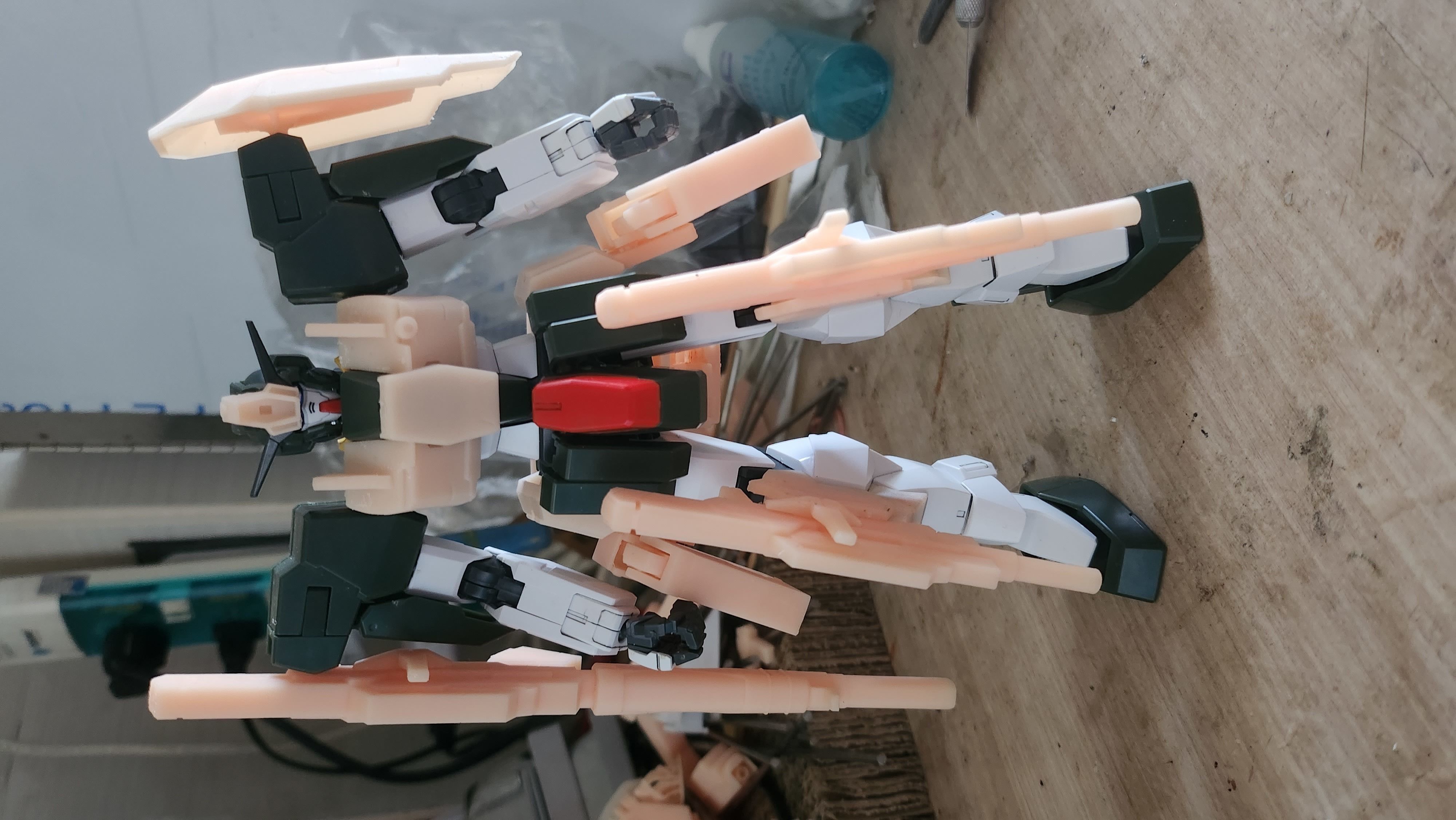 Cherudim Gumdam SAGA type gbf Conversion kit 1-100 3D print model_3