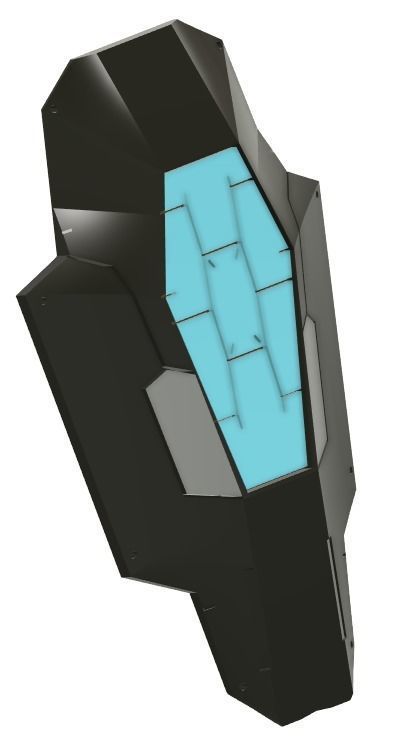 Cherudim Gumdam SAGA type gbf Conversion kit 1-100 3D print model_13