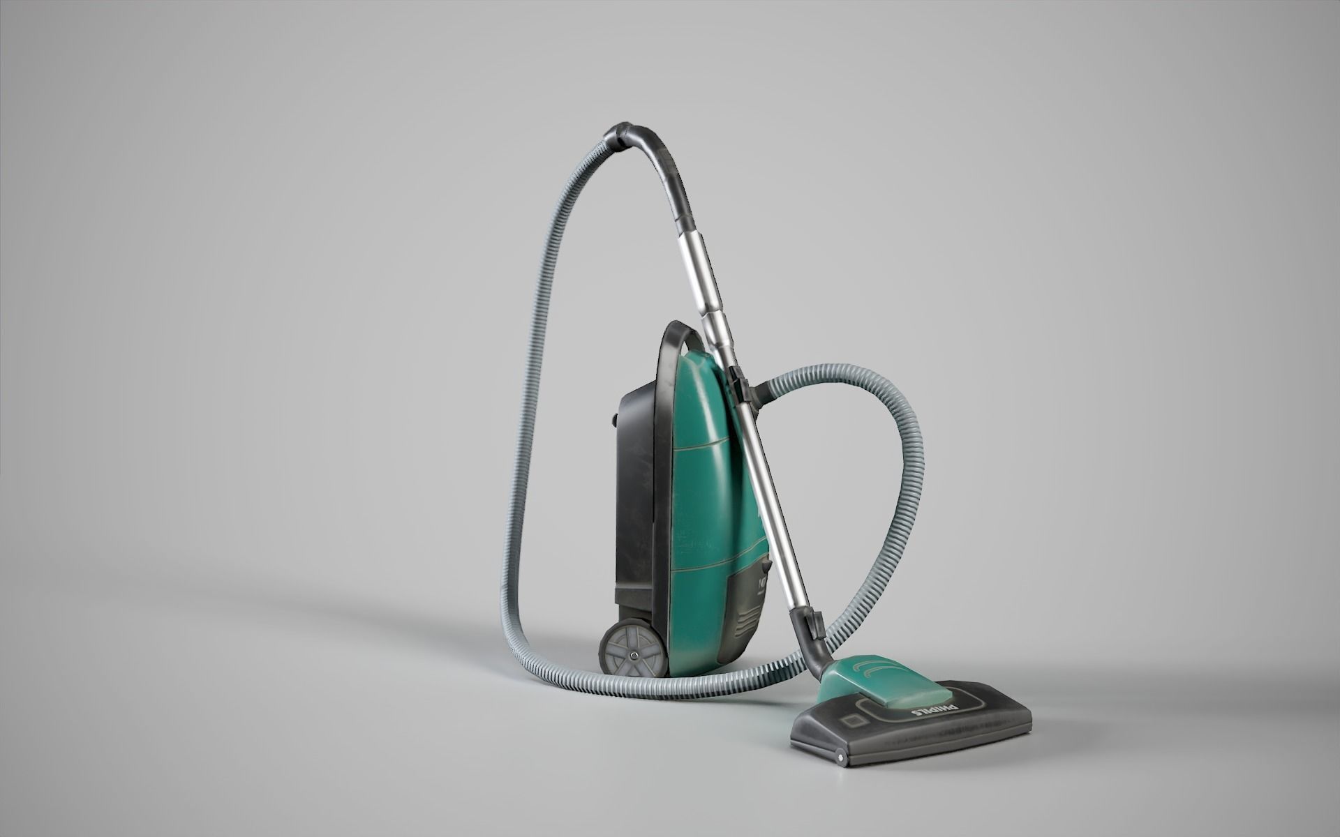 Vacuum Cleaner Low-poly 3D model_6