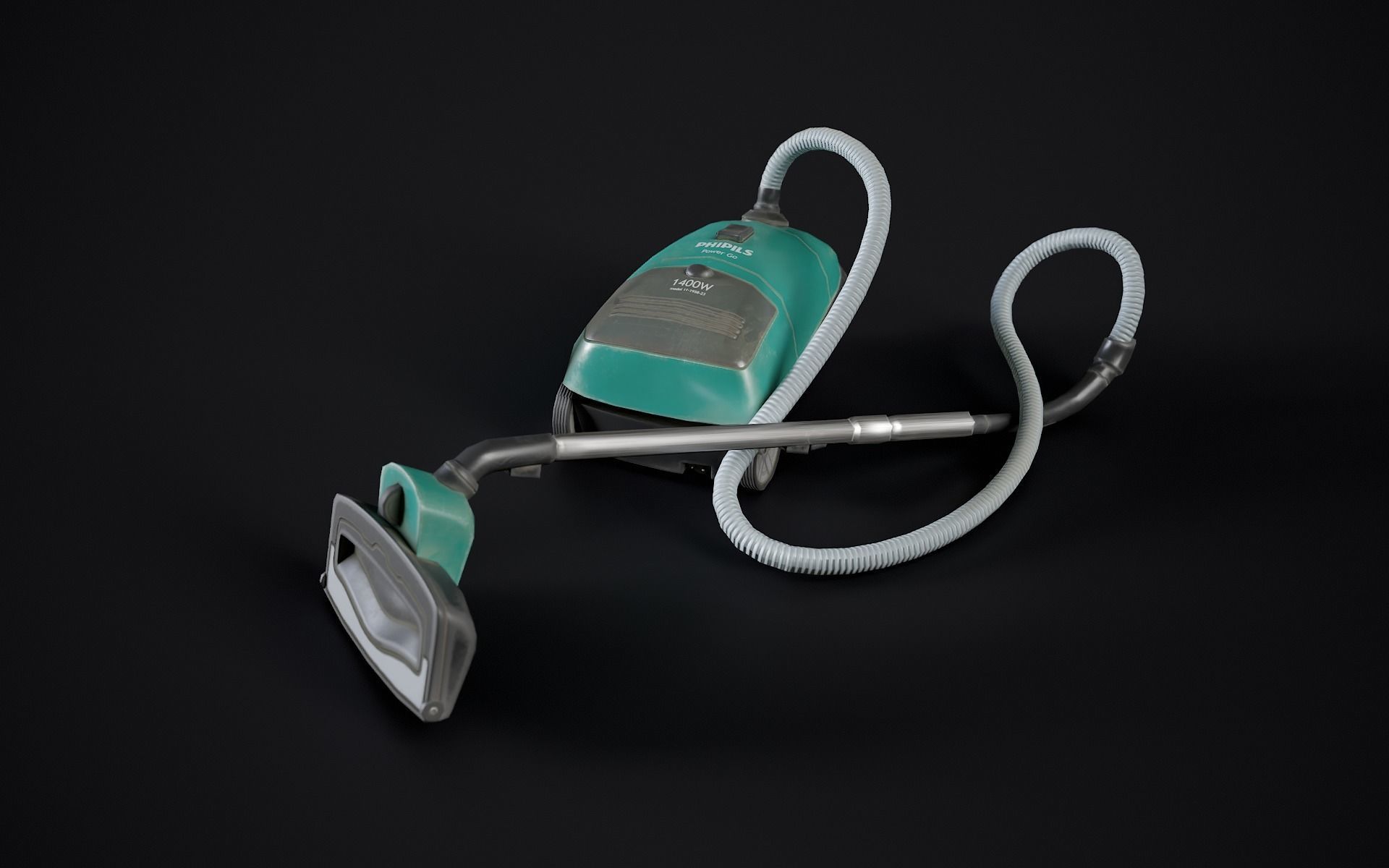 Vacuum Cleaner Low-poly 3D model_13