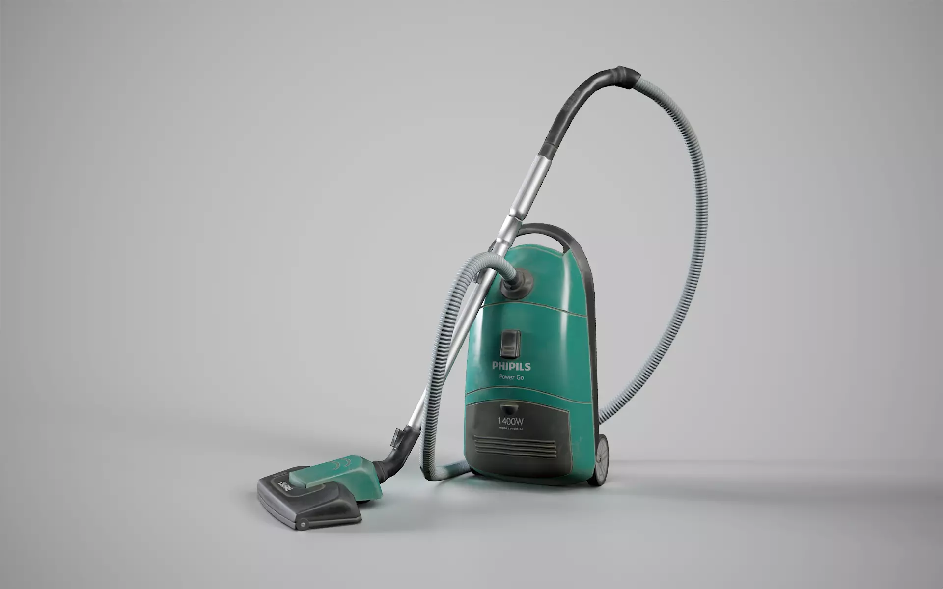 Vacuum Cleaner Low-poly 3D model_0