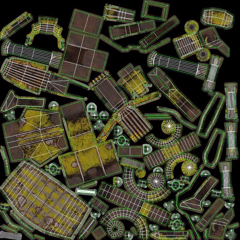 Sci-fi Spider Auto-Turret  Low-poly 3D model_26