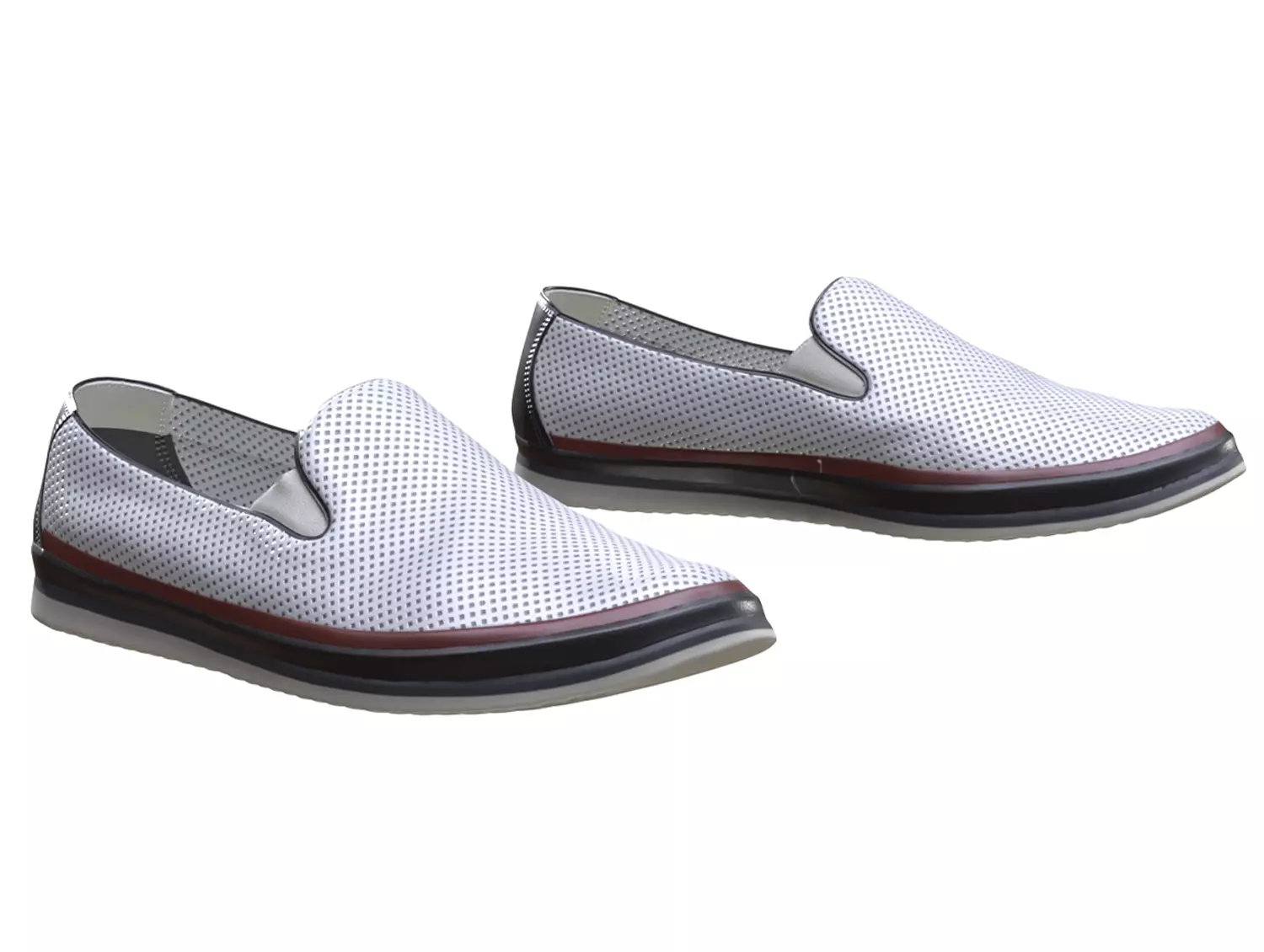 Shoes Low-poly 3D model_0