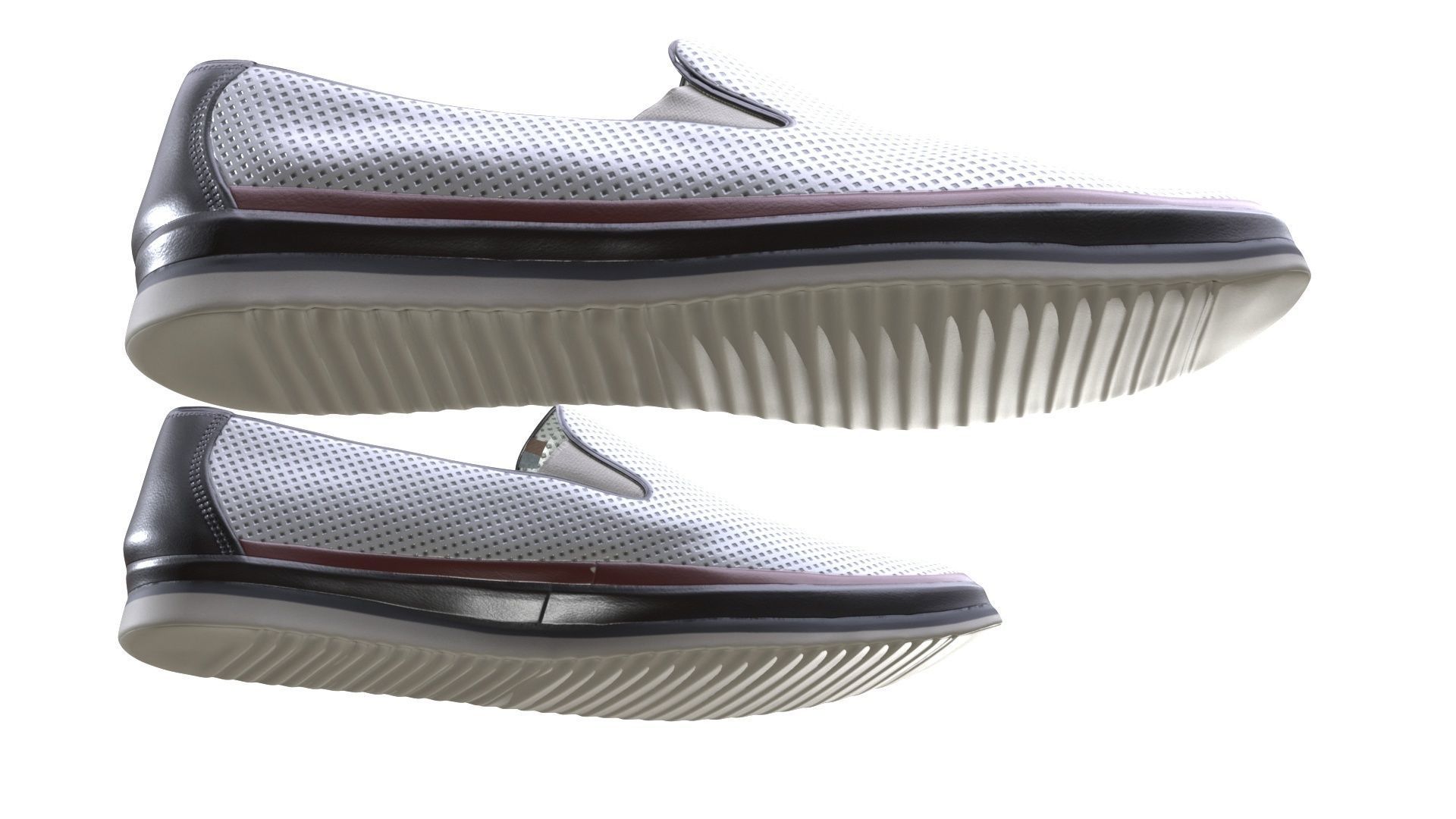 Shoes Low-poly 3D model_9