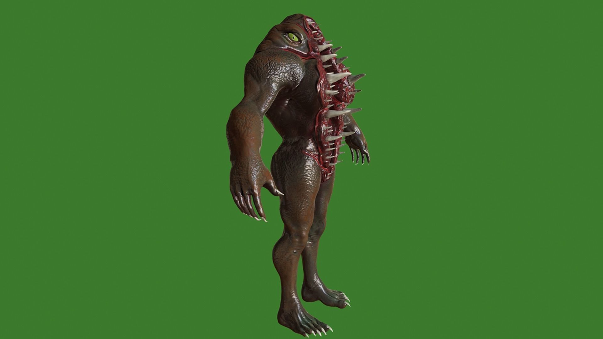 Abomination Low-poly 3D model_5