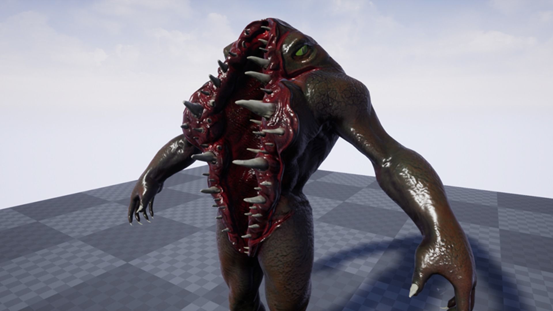 Abomination Low-poly 3D model_9